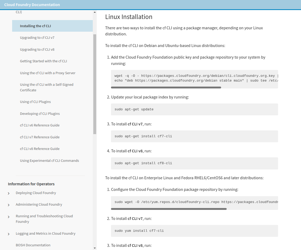 Cloud Foundry安装指南